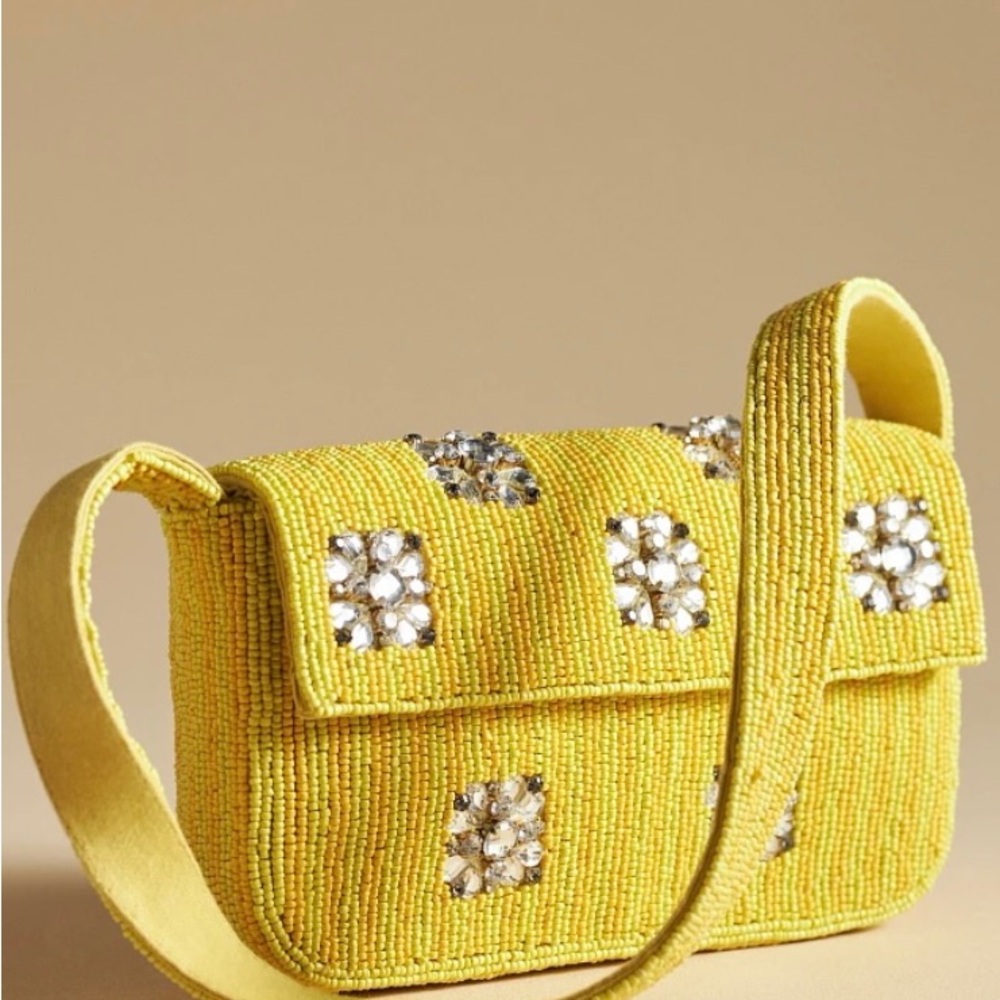 Anthropologie The Fiona Beaded Bag - Picture 1 of 16